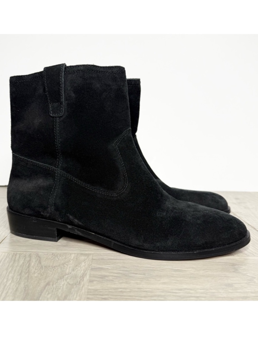 Rebecca Minkoff Black Suede Bootie 10 1/2 M